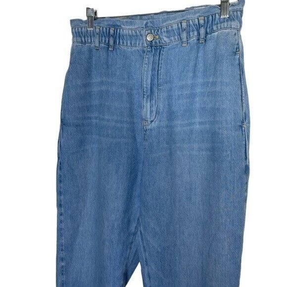 PILCRO Anthropologie Paperbag Waist Boyfriend Jeans, Size 31 NWT - Picture 4 of 11